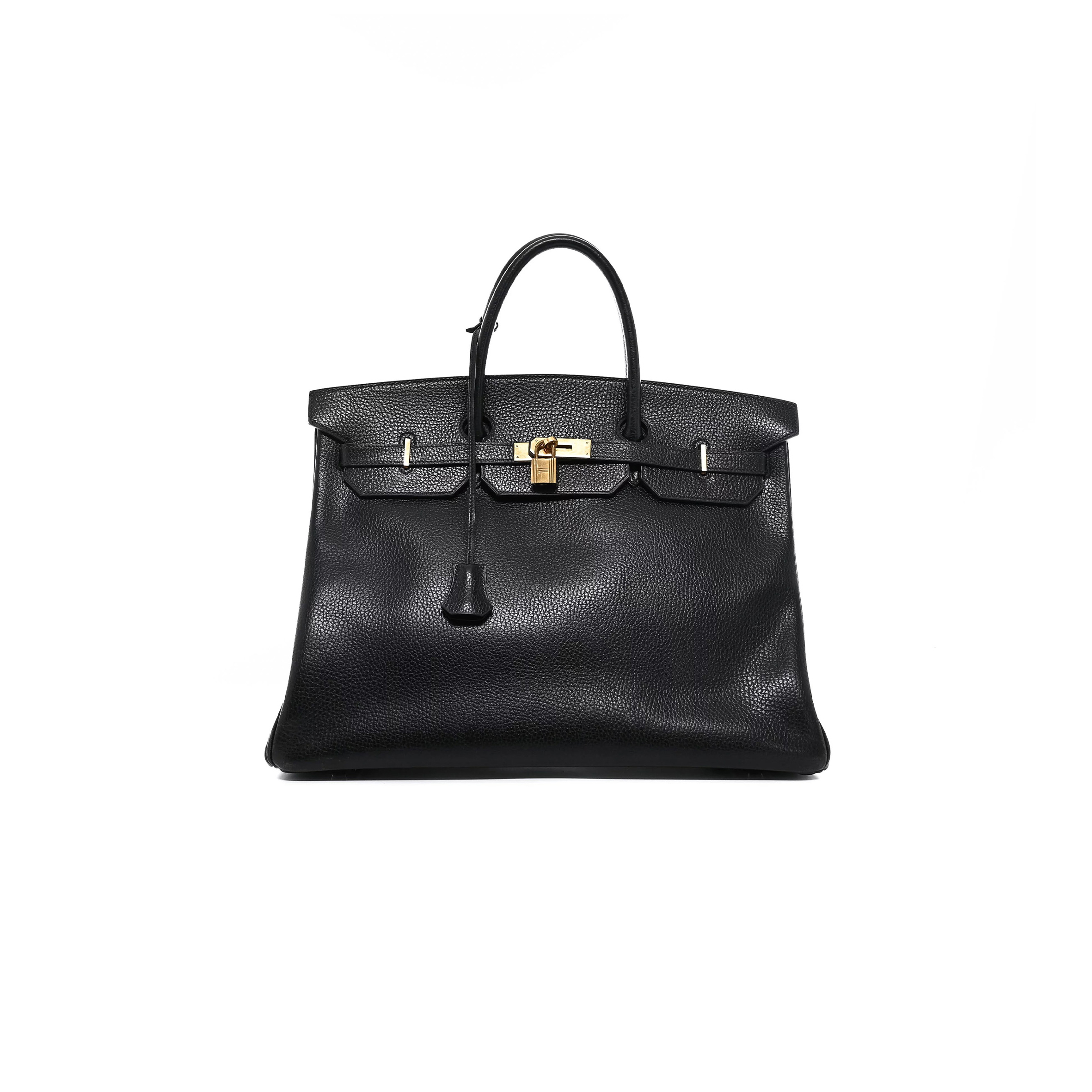 HERMÈS BIRKIN 40 TOGO LEATHER BLACK GOLD BUCKLE WS3148 (40*30*21cm)